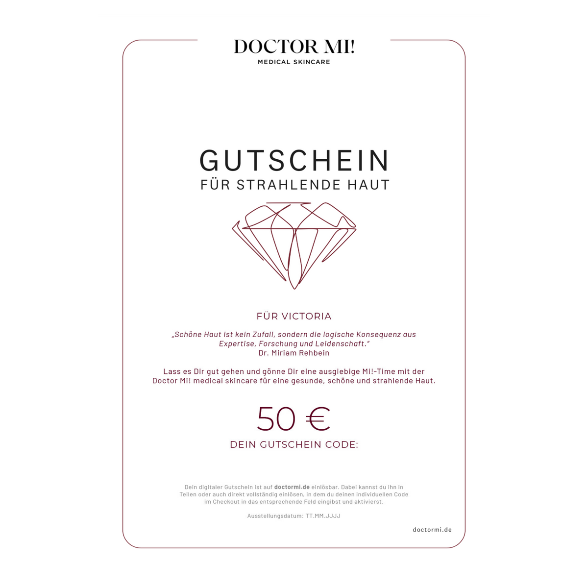 DIGITALER GUTSCHEIN