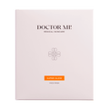 DOCTOR MI! SUPER GLOW FACE MASK sanfte exfolierende Gesichtsmaske für ein verfeinertes Hautbild aus natürlichen Biocellulose-Fasern in weißer Verpackung 